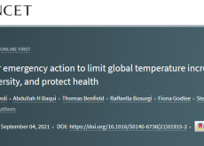 &laquo; Nous ne pouvons pas attendre que la pand&eacute;mie de Covid-19 soit termin&eacute;e pour r&eacute;duire rapidement les &eacute;missions &raquo; de CO2 : l&rsquo;alerte des principaux journaux m&eacute;dicaux